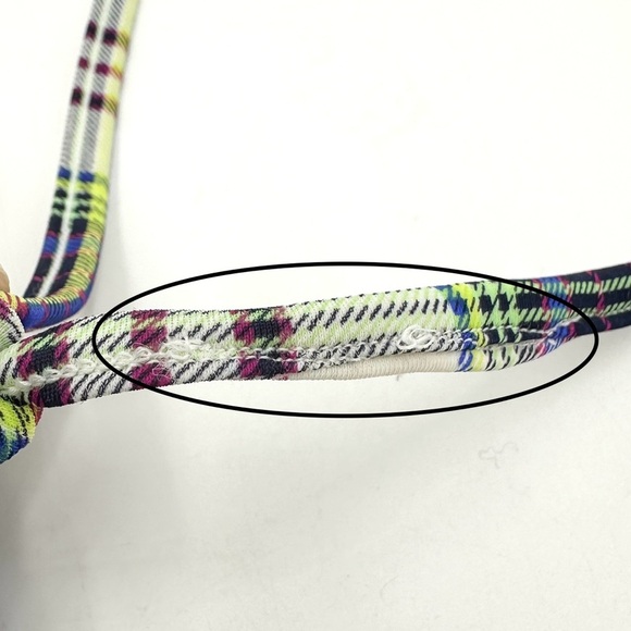 Burberry Purple Multi Wrap Skirt Swimsuit Coverup - Picture 7 of 9